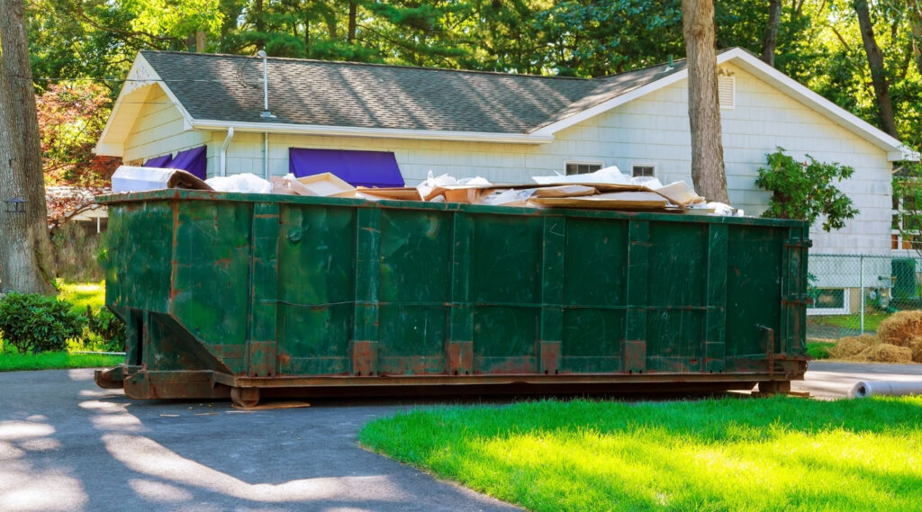How to Protect Your Roll-Off Dumpster and Driveway During Harsh Weather